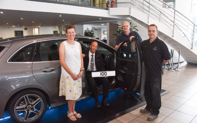 Beaconsfield Car Retailer Colleagues Celebrate 100 Not Out! Vertu